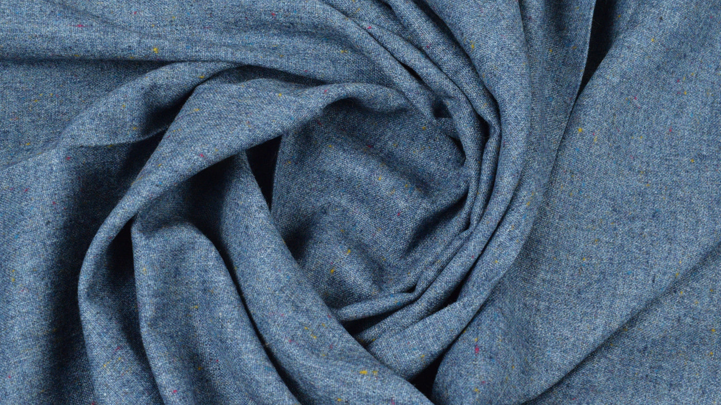 french navy luxe bannu wool